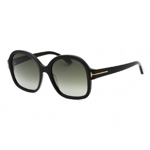 NEW FT01034/S 01B TOM FORD TF1034 01B WOMEN SHINY BLACK/SMOKE GRADIEN SUNGLASSES - Picture 1 of 4